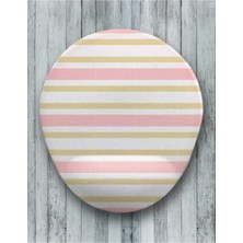Pastel Renkler Oval Bilek Destekli Mouse Pad