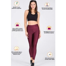 Enenstyle Fashıon Boutıque Kadın Konforlu Yeni Sezon Sporcu Modeli Yazlık Spor Taytı Fitness Gym Training Parlak Spor Tayt