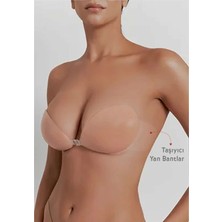 Yeni İnci Kadın Ten Silikon Destekli Yapışkan Sütyen 8008