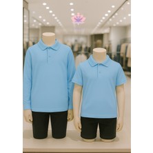 Loule %100 Pamuk Uzun Kol & Kısa Kol 2 Adet Polo Yaka Tişört LL.DC.IN1.002