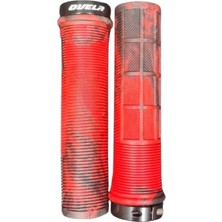 Ovela Scooter & Bisiklet Uyumlu Alyanlı Desenli Elcik 135MM Kırmızı/siyah