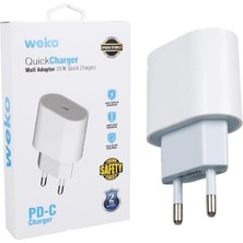 Weko Pd iPhone Type-C Hızlı Şarj Başlığı - 20 Watt