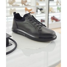 Hammer Jack Surrey Siyah Hakiki Deri Tam Ortopedik Casual Günlük Erkek Ayakkabı