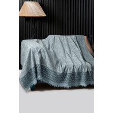 Pamuklu Lüks Kaymaz Koltuk Örtüsü | Koltuk Şalı | Çok Amaçlı Örtü