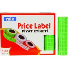 Trix Etiket Yeşil 10'Lu