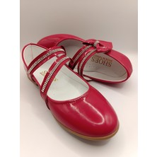 Bukond Kız Çocuk Rugan Kaydırmaz Taban Babet