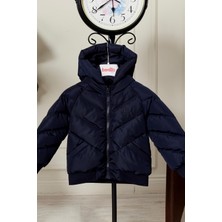 Benitto Kids Erkek Bebek Kapüşonlu Kışlık Mont 51332