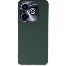 MiraLive Infinix Hot 40I Kılıf First Silikon - Koyu Yeşil (K95)