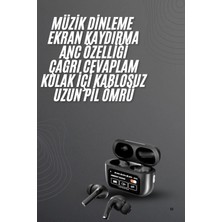 İlanib Ticaret Yeni Nesil Pro Ekranlı Bluetooth Kulaklık 5.0 Bluetooth