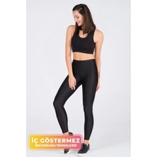 Enenstyle Fashıon Boutıque Kadın Konforlu Yeni Sezon Sporcu Modeli Yazlık Spor Taytı Fitness Gym Training Parlak Spor Tayt