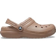 Crocs Classic Lined Clog Kadın Terlik - Latte