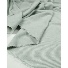 Kumaş Parça Mint Yeşili Renkte Örme (En 140 cm x Boy 160 Cm)