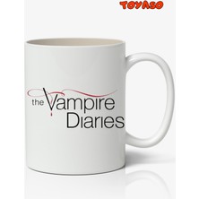 Toyaso The Vampire Diaries Temalı Beyaz Kupa Bardak Arkadaşa Sevgiliye Hediye