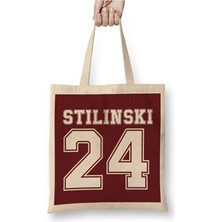Toyaso Stıles Stılınskı 24 Teen Wolf Serıes Teen Wolf Lover Bez Çanta Uzun Saplı Alışveriş Çantas