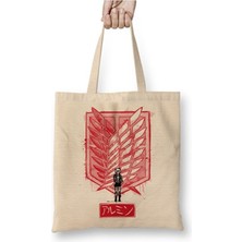 Toyaso Attack On Titan Traditional Armin Bez Çanta Uzun Saplı Alışveriş Çantası Plaj Çantası