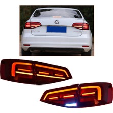 Vw Jetta 2015-2018 Hıghlıne Kırmızı Ledli Arka Stop