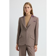 Adl Mono Kapama Kazayağı Desenli Ceket Eks.murdum 11945568000