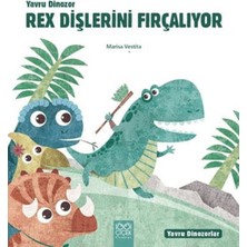 Kitabevimden Yavru Dinozor Rex Dişlerini Fırçalıyor