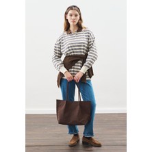 Manuka Polo Yaka Oversıze Tshırt Mavi