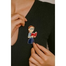 New Obsessions Öğretmen Mineli Yaka Iğnesi Broş