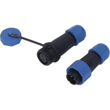 kzy mobilyal SD16 Su Geçirmez 2 Pin 16 Mm Konnektör Takımı