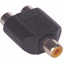 Powermaster PM-1097 1 Rca Dişi -2 Rca Dişi Çevirici Jack