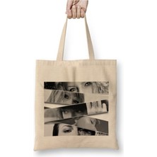 Toyaso Taylor Swift Bez Çanta Uzun Saplı Alışveriş Çantası Plaj Çantası