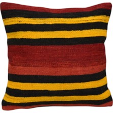Zehra Abla Halı Yeni El Dokuma Dekoratif Kilim Kırlent Yastık Kılıfı 6536