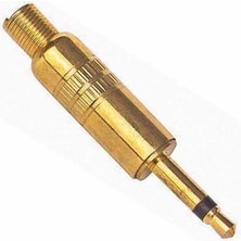 Powermaster 3.5 Mm Mono Gold Metal Jack Fiş