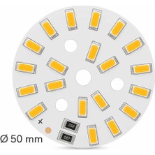 Robiz 5730 5V 10W 48MM Sarı LED Modül Aluminyum Pcb 20 LED Lamba Aydınlatma Işık