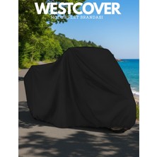 WestCover  Voge Sr4 Maksi 350 Branda Motosiket Brandası (Siyah Renk) 4 Mevsim Motor Koruma Örtüsü