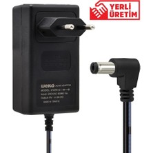 Weko 5 Volt - 3 Amper 5.5*2.5 Uçlu Plastik Kasa Priz Tipi̇ Adaptör