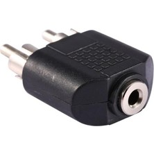kzy mobilyal 3.5 Mm Stereo Dişi  / 2 Rca Erkek Çevirici Jack