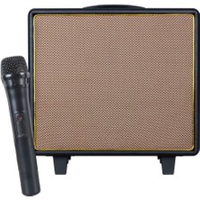 Shile Gt-10 El Mikrofonlu Usb/Sd/Bt Taşınabilir Hoparlör