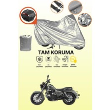 Dokaca Gri Arka Çanta Uyumlu Keeway Land Cruiser 250 Uyumlu Motor Brandası, Koruyucu Örtü