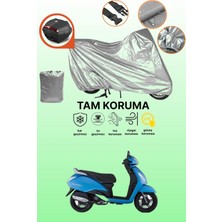 Dokaca Gri Arka Çanta Uyumlu Tvs Jupiter Uyumlu Motor Brandası, Koruyucu Örtü