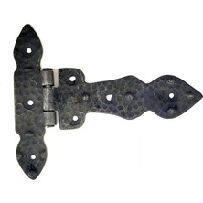 BYZM Antika Tarz Dekoratif Pirinç Kuyruklu Düğmeli Menteşe No1 - 117X142 Mm, Oksit