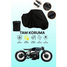 Dokaca Siyah Bmw R 80 Uyumlu Motor Branda, Koruyucu Örtü, Motosiklet Brandası