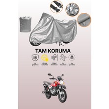 Dokaca Gri Bajaj Boxer Uyumlu Motosiklet Brandası, Koruyucu Örtü, Motor Branda
