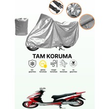 Dokaca Gri Mondial 150 Hs Uyumlu Motosiklet Brandası, Koruyucu Örtü, Motor Branda