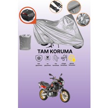 Dokaca Gri Arka Çanta Uyumlu Aprilia Pegaso 650 Uyumlu Motor Brandası, Koruyucu Örtü