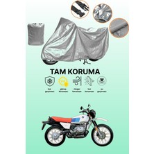 Dokaca Gri Bmw R 80 Gs Uyumlu Motosiklet Brandası, Koruyucu Örtü, Motor Branda