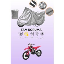 Dokaca Gri Honda Crf 450 x Uyumlu Motosiklet Brandası, Koruyucu Örtü, Motor Branda