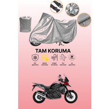 Dokaca Gri Honda Vfr 1200 x Crosstourer Uyumlu Motosiklet Brandası, Koruyucu Örtü, Motor Branda