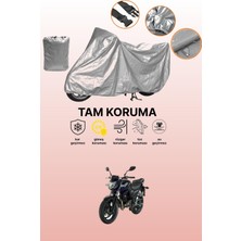 Dokaca Gri Sym Wolf 125 Uyumlu Motosiklet Brandası, Koruyucu Örtü, Motor Branda