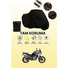 Dokaca Siyah Cfmoto 800MT Sport Uyumlu Motor Branda, Koruyucu Örtü, Motosiklet Brandası