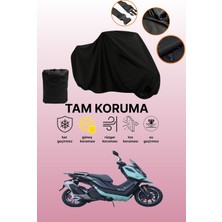 Dokaca Siyah Motolux Sst 125 Uyumlu Motor Branda, Koruyucu Örtü, Motosiklet Brandası