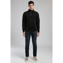 Lee Cooper Ceaser Erkek Dik Yaka Sweatshirt Siyah