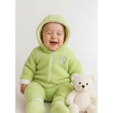 balbeybi Wellsoft Peluş Bebek Tulum, Kışlık Kapüşonlu,kız/erkek