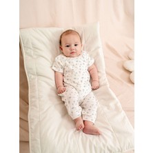 Kidaxi Jakarlı Baskılı Patiksiz Bebek Tulum - 3-24 Ay
